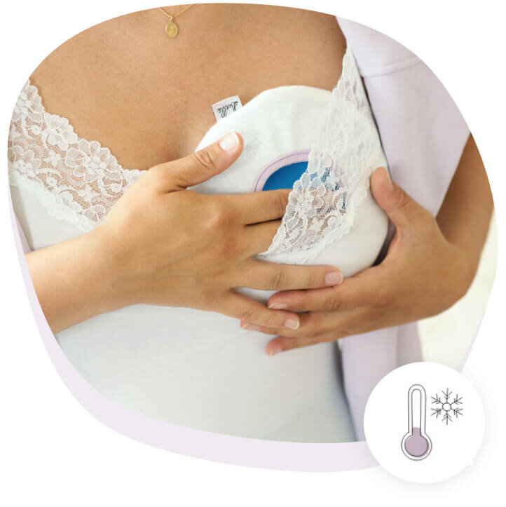 Brustgelkissen in weicher Hülle