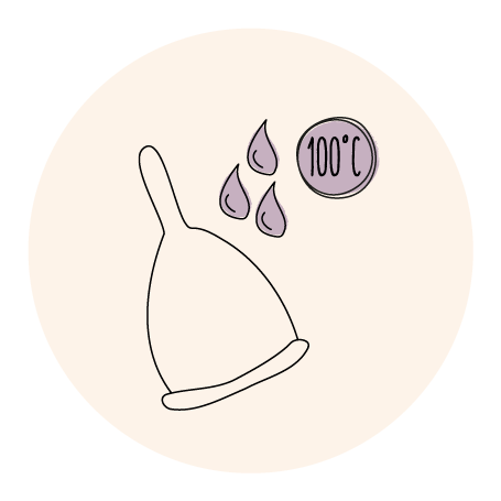 Menstruationstasse vorbereitung