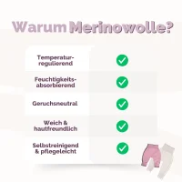 Livella Wickeljacke mit Bundhose aus Merinowolle Creme 50 bis 62