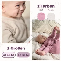 Livella Wickeljacke mit Bundhose aus Merinowolle Creme 50 bis 62